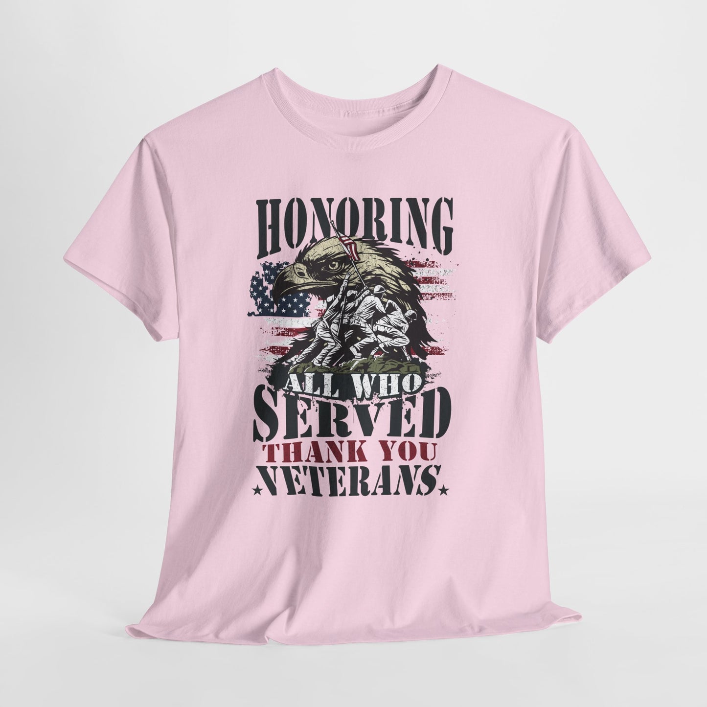 Thank You Veterans T-Shirt - Eagle, Flag & Iwo Jima Tribute Tee