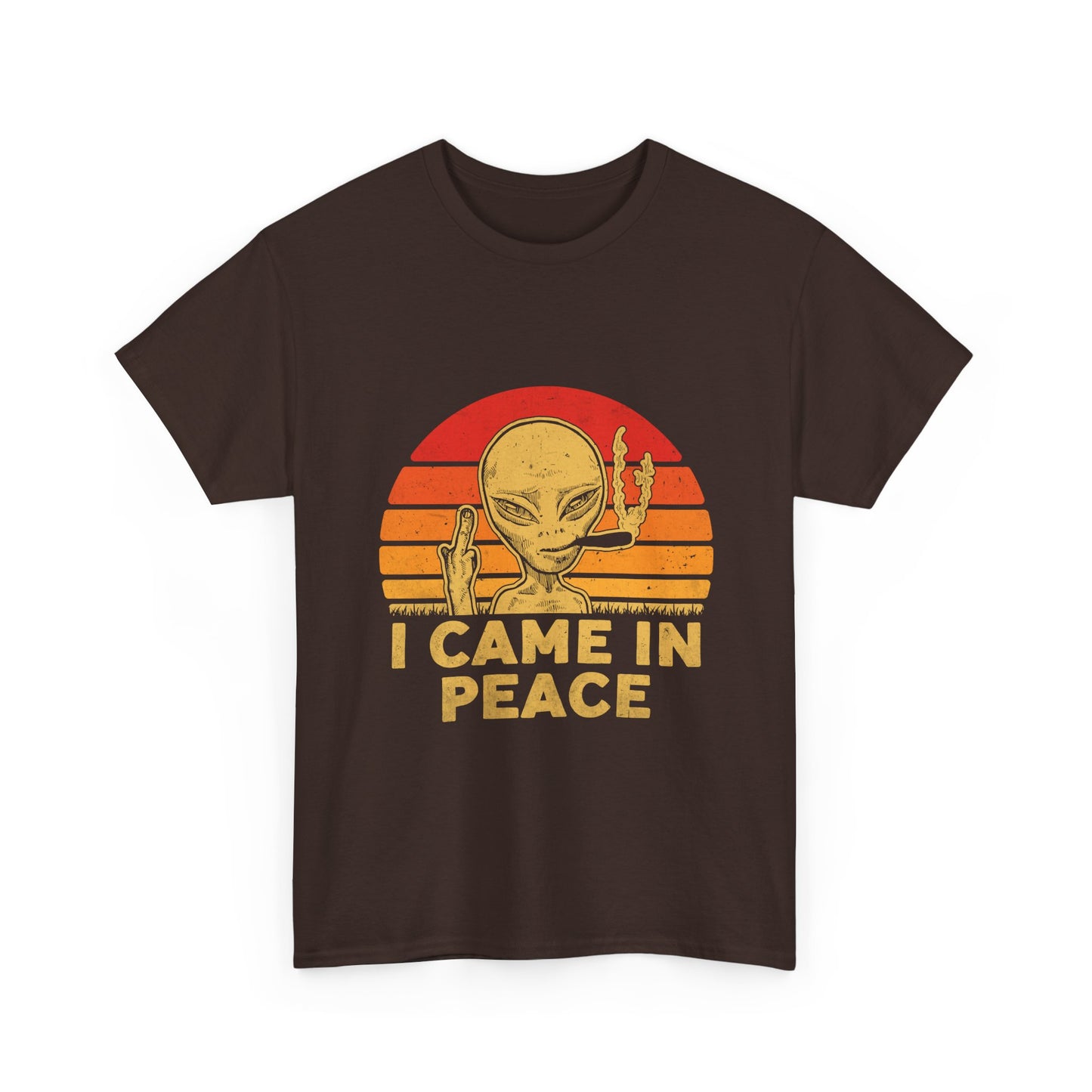 I Came in Peace Alien Shirt - Funny UFO Sarcasm T-Shirt