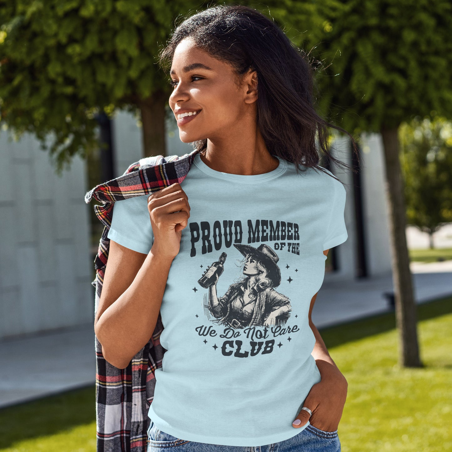 We Do Not Care Club T-Shirt - Western Cowgirl Whiskey