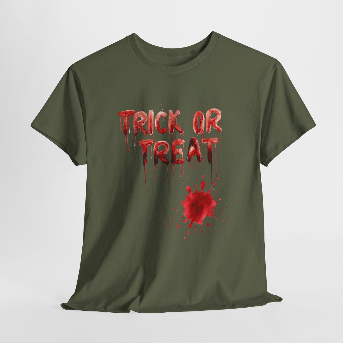 Trick or Treat Blood T-Shirt - Dripping Horror Halloween Tee