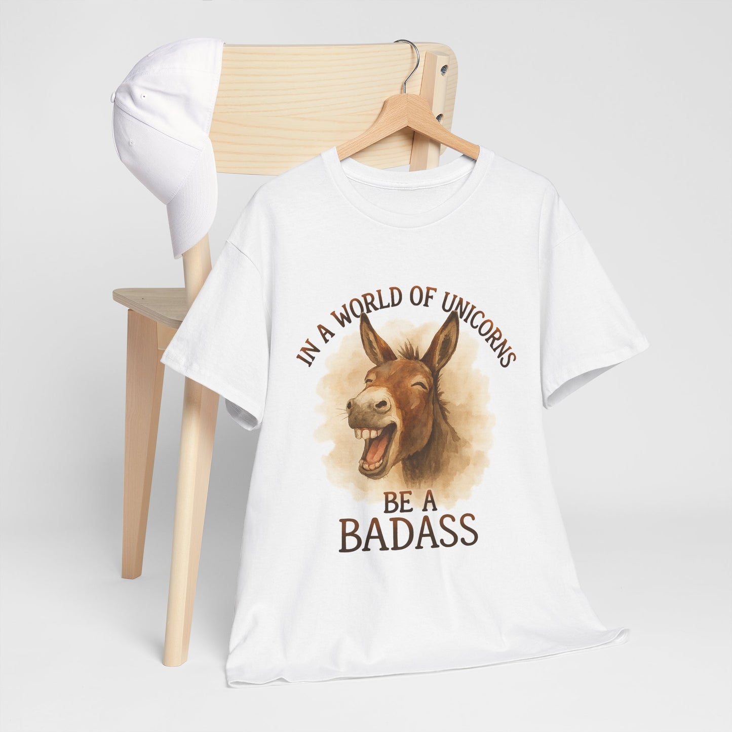 Badass Donkey T-Shirt - In a World of Unicorns