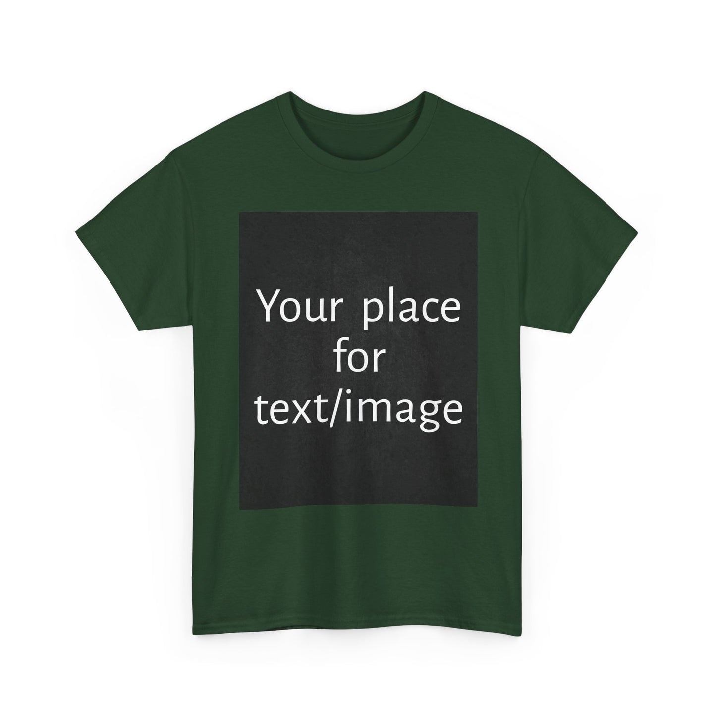 Machen Sie es zu Ihrem – Individuelles T-Shirt mit Vorder- und Rückseite | Personalisiertes T-Shirt für Fotos, Text oder Logos – Ihre Kunst, Ihr T-Shirt