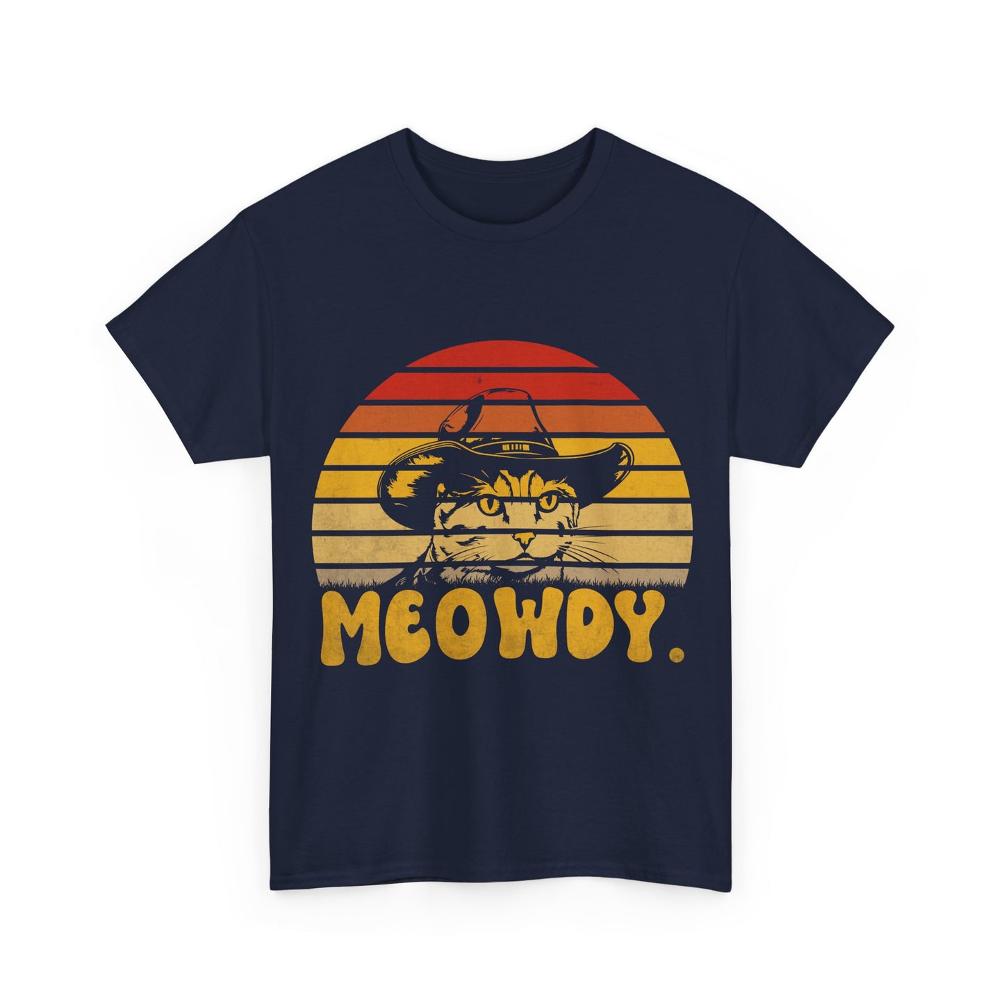 Meowdy T-Shirt - Funny Cowboy Cat Western Tee