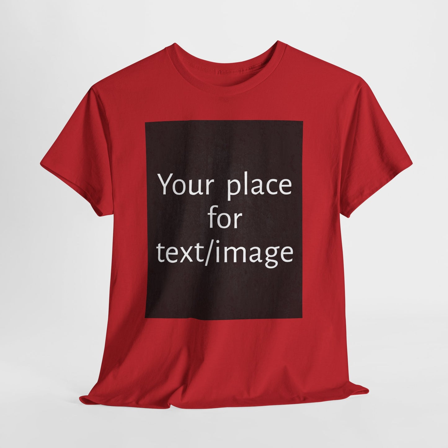 Machen Sie es zu Ihrem – Individuelles T-Shirt mit Vorder- und Rückseite | Personalisiertes T-Shirt für Fotos, Text oder Logos – Ihre Kunst, Ihr T-Shirt