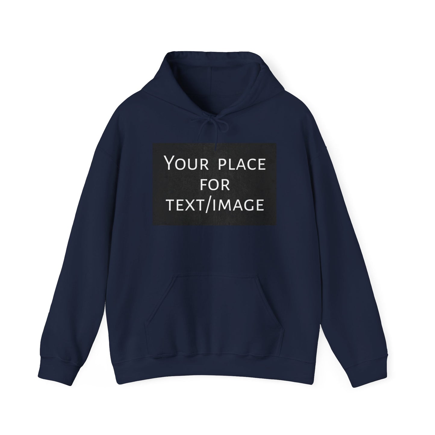 Bluza z kapturem z nadrukiem z przodu i/lub z tyłu – spersonalizowana bluza z tekstem lub obrazem, wyjątkowy prezent, spersonalizowana bluza unisex z kapturem na imprezy, logo i nie tylko