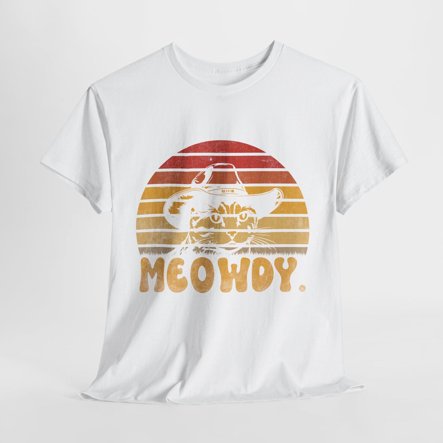 Meowdy T-Shirt - Funny Cowboy Cat Western Tee