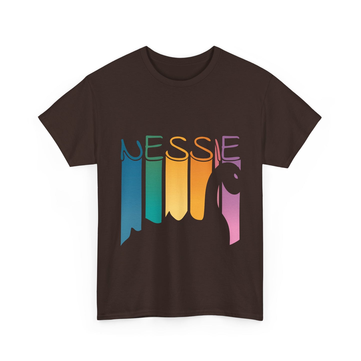 Nessie T-Shirt - Loch Ness Monster Retro Rainbow Tee