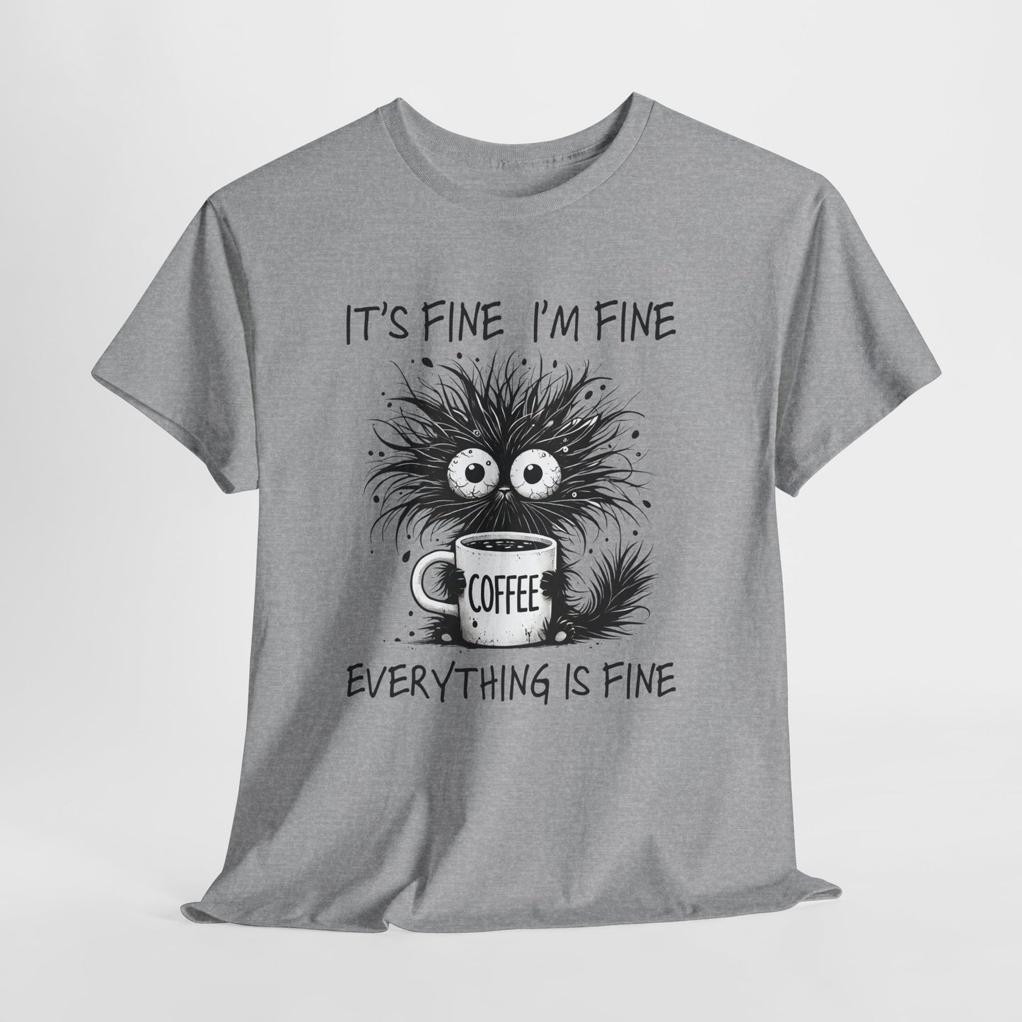 Caffeine Chaos Monster T-Shirt - Funny Coffee Tee