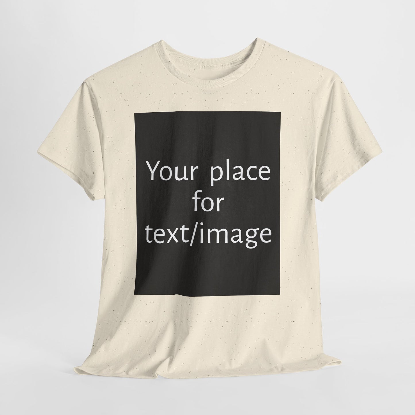 Machen Sie es zu Ihrem – Individuelles T-Shirt mit Vorder- und Rückseite | Personalisiertes T-Shirt für Fotos, Text oder Logos – Ihre Kunst, Ihr T-Shirt