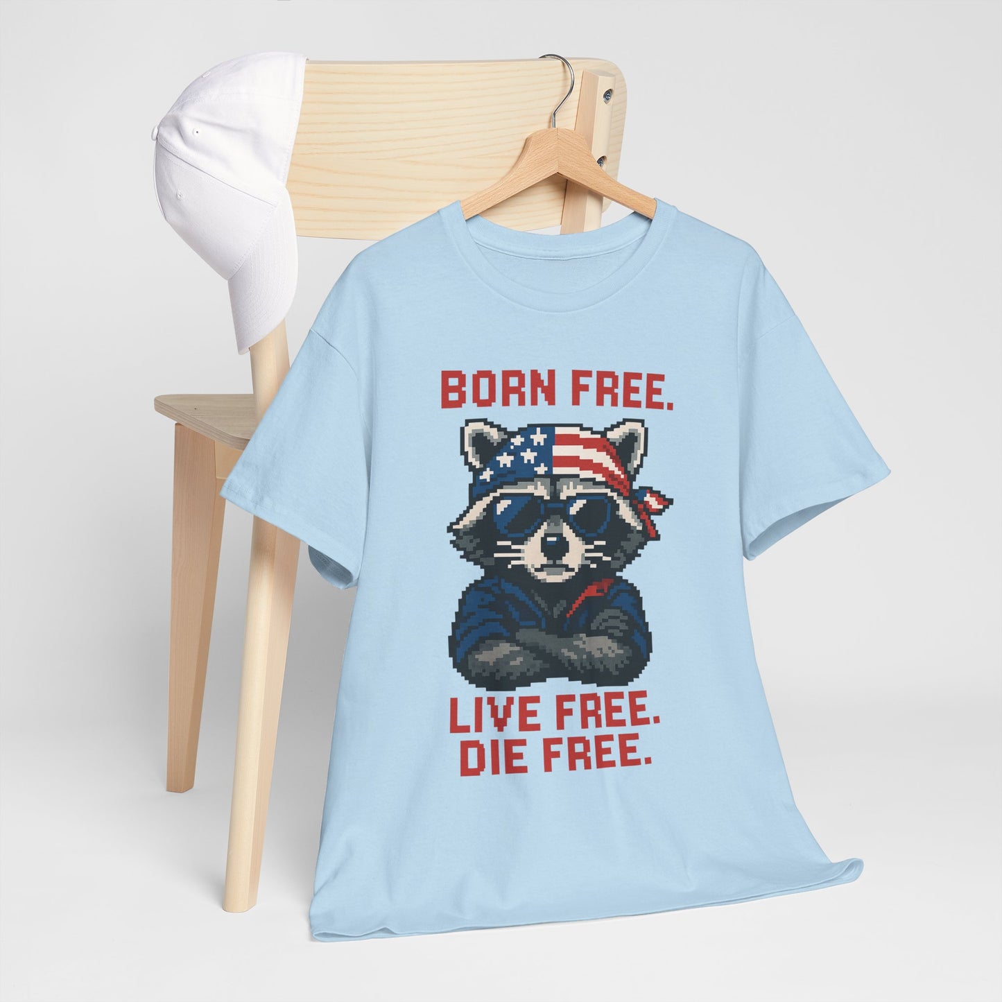 Born Live Die Free T-Shirt - Patriotic Liberty USA Pride Tee