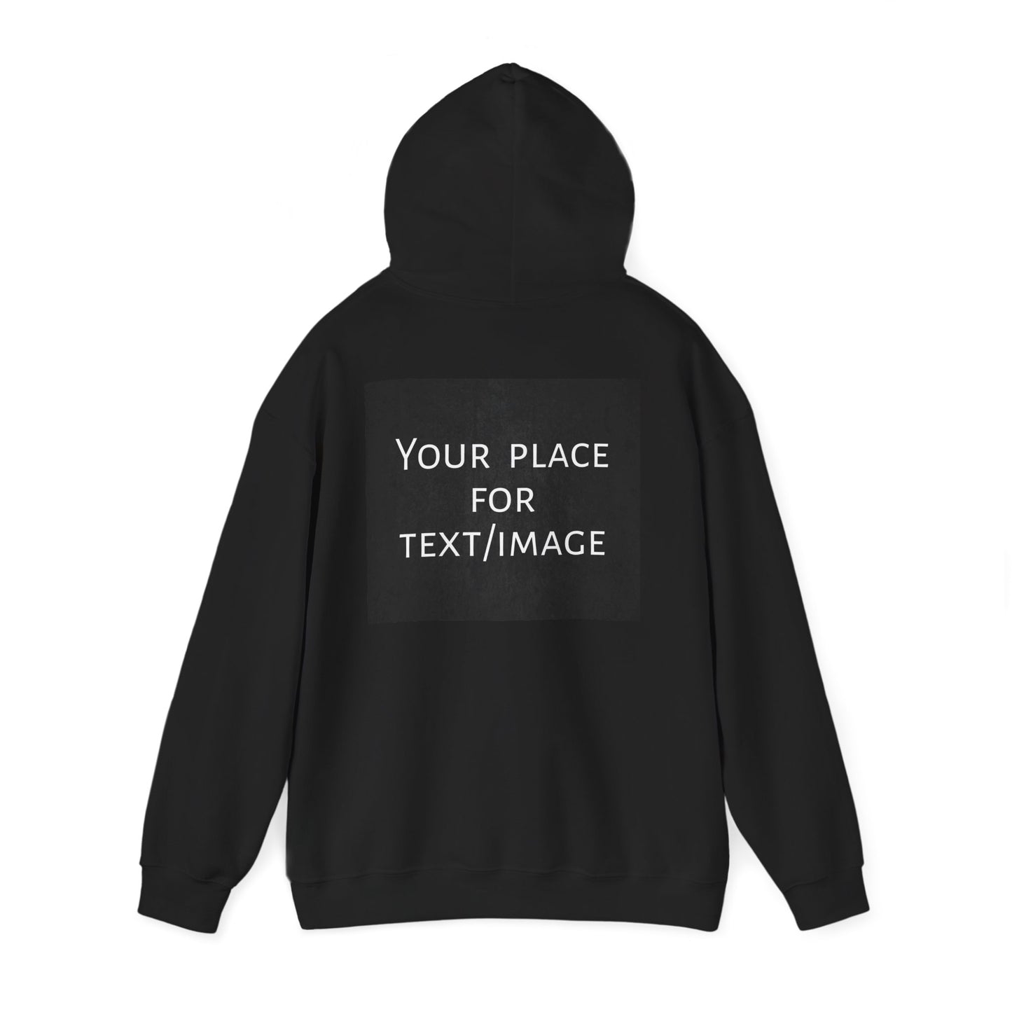 Bluza z kapturem z nadrukiem z przodu i/lub z tyłu – spersonalizowana bluza z tekstem lub obrazem, wyjątkowy prezent, spersonalizowana bluza unisex z kapturem na imprezy, logo i nie tylko