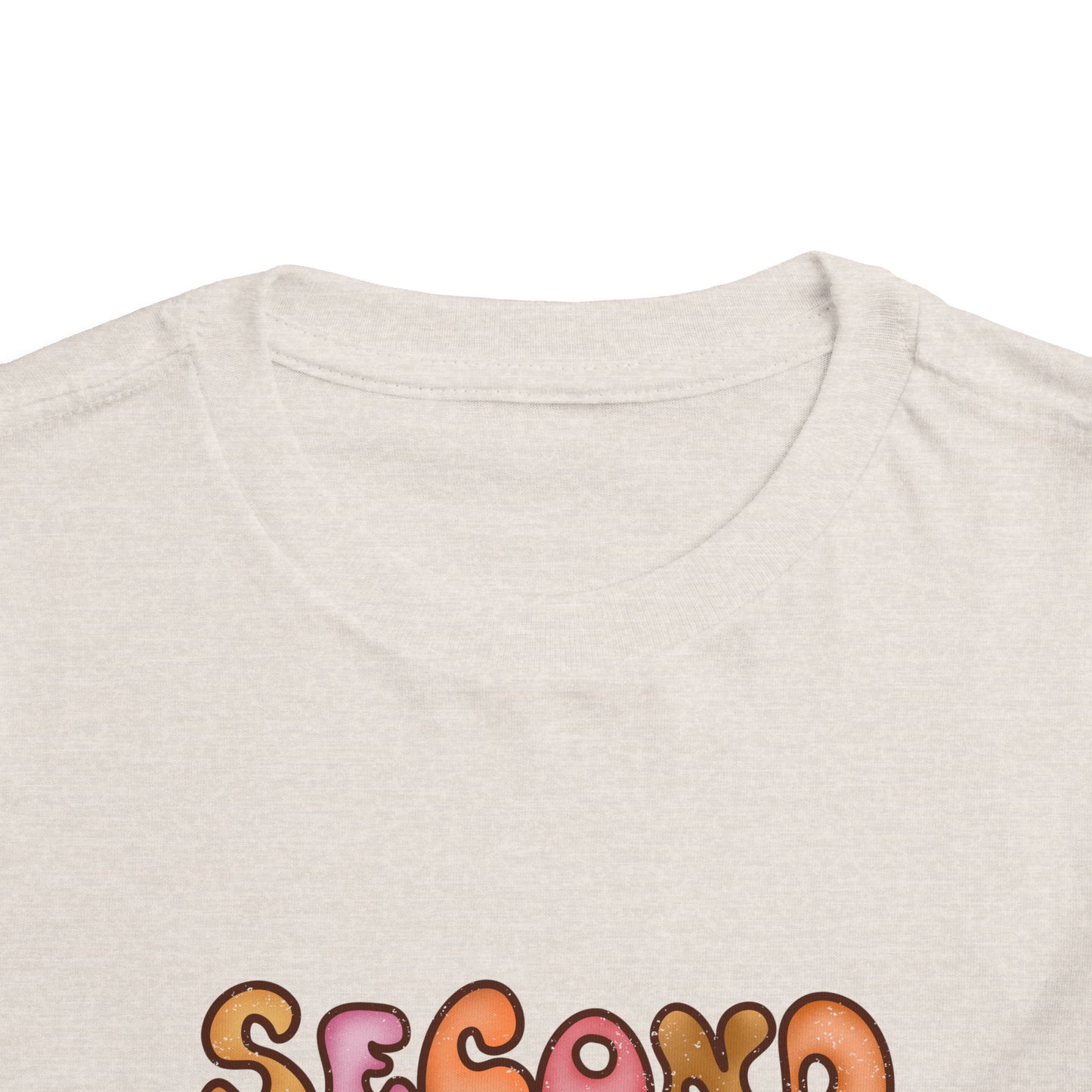 Second Grade Bubble Letters T-Shirt | Cute Retro Kawaii Back to School Kids Tee