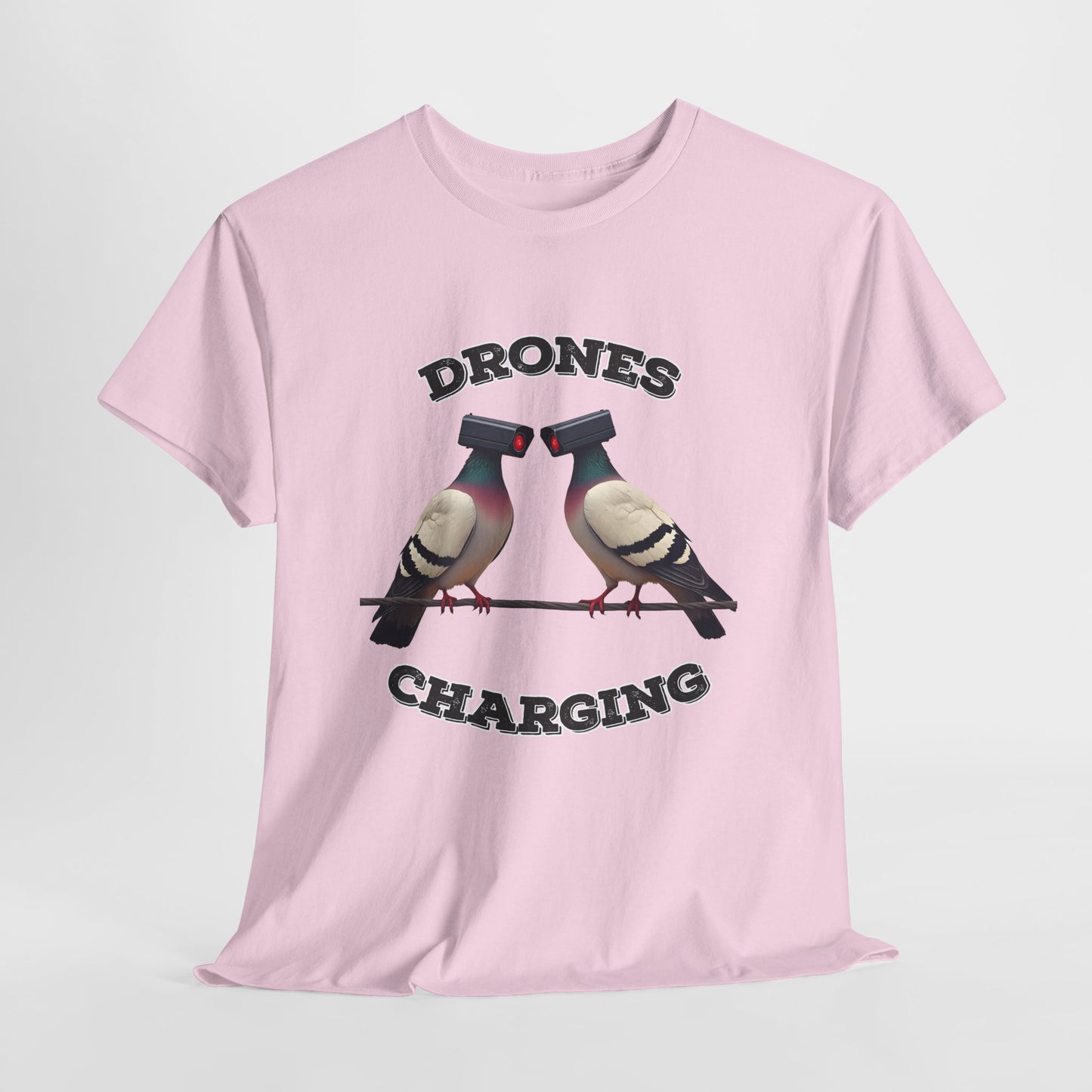 Drohnen laden Shirt - Lustiges Taubenkamera-Meme-T-Shirt
