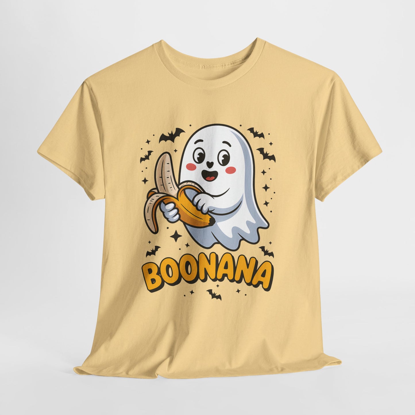 Boonana Ghost T-Shirt - Cute Halloween Banana Pun Tee