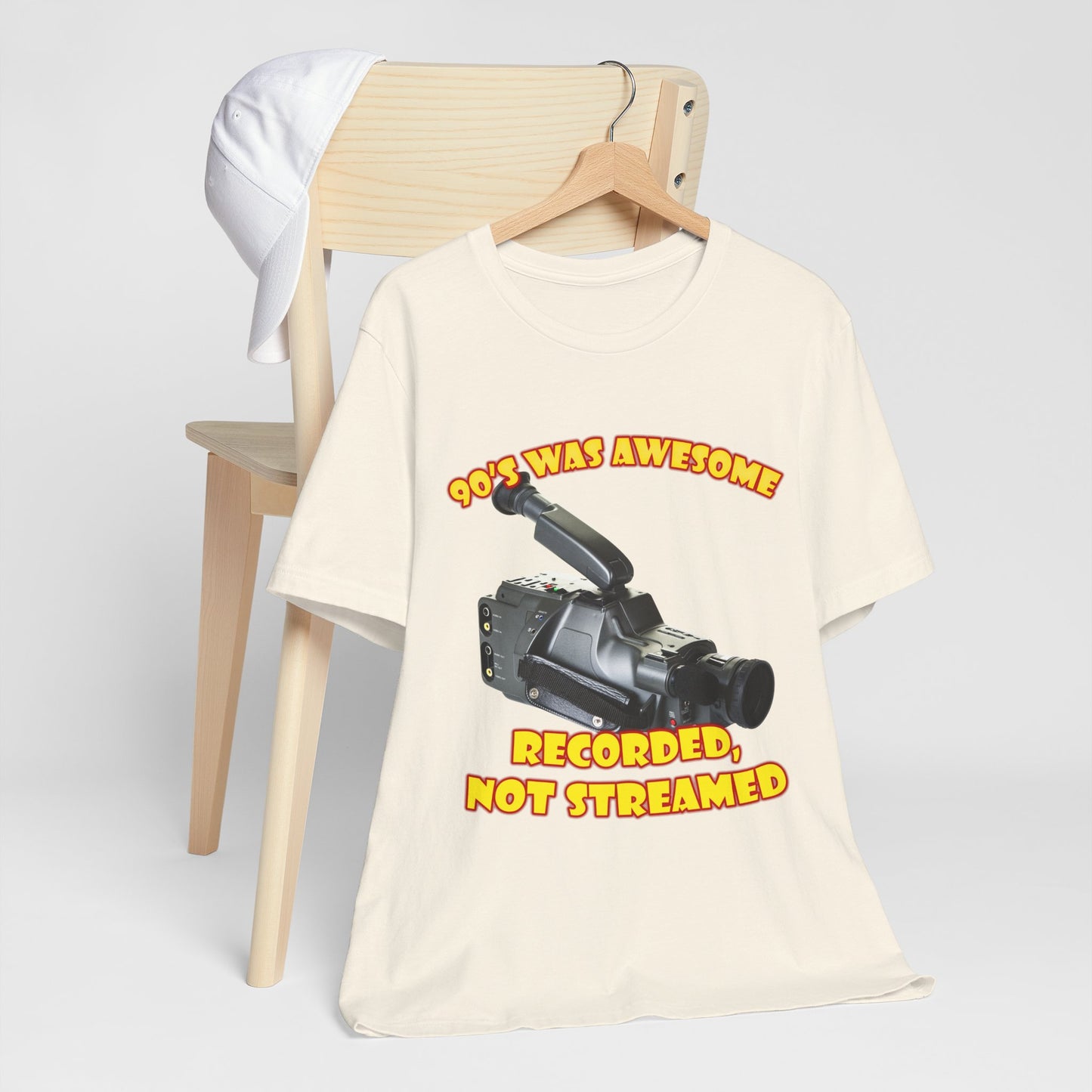 Aufgenommenes, nicht gestreamtes T-Shirt – 90er-Jahre-Camcorder-T-Shirt