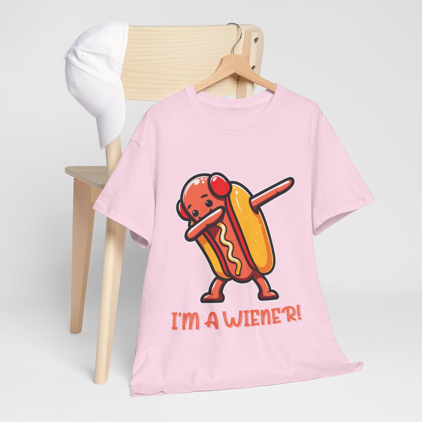 I'm a Wiener Hot Dog T-Shirt - Funny BBQ Pun Kawaii Tee