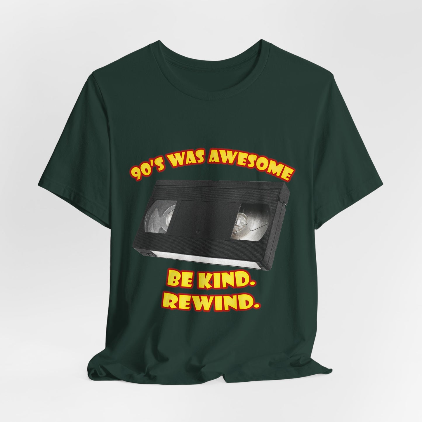 Be Kind Rewind T-Shirt - Retro VHS 90s Tee