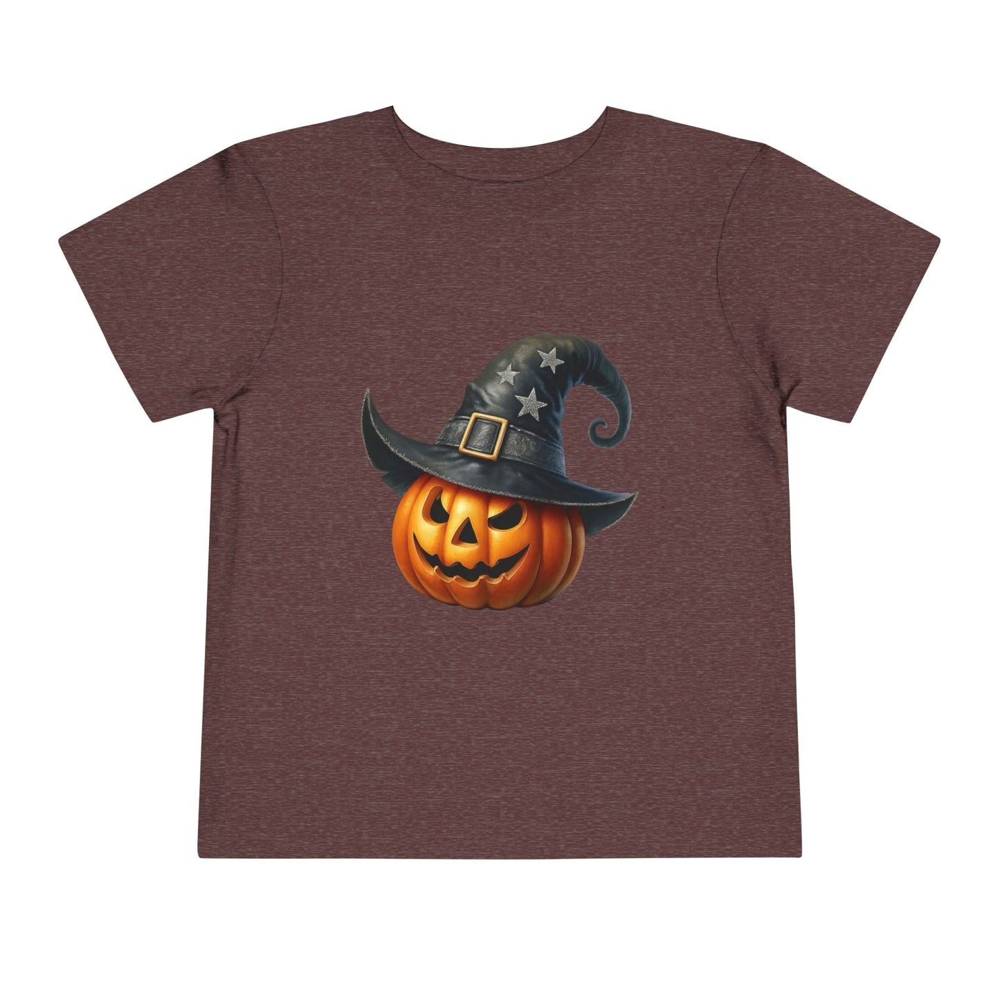 Witch Hat Pumpkin Kids T-Shirt - Smiling Jack O' Lantern Toddler Tee