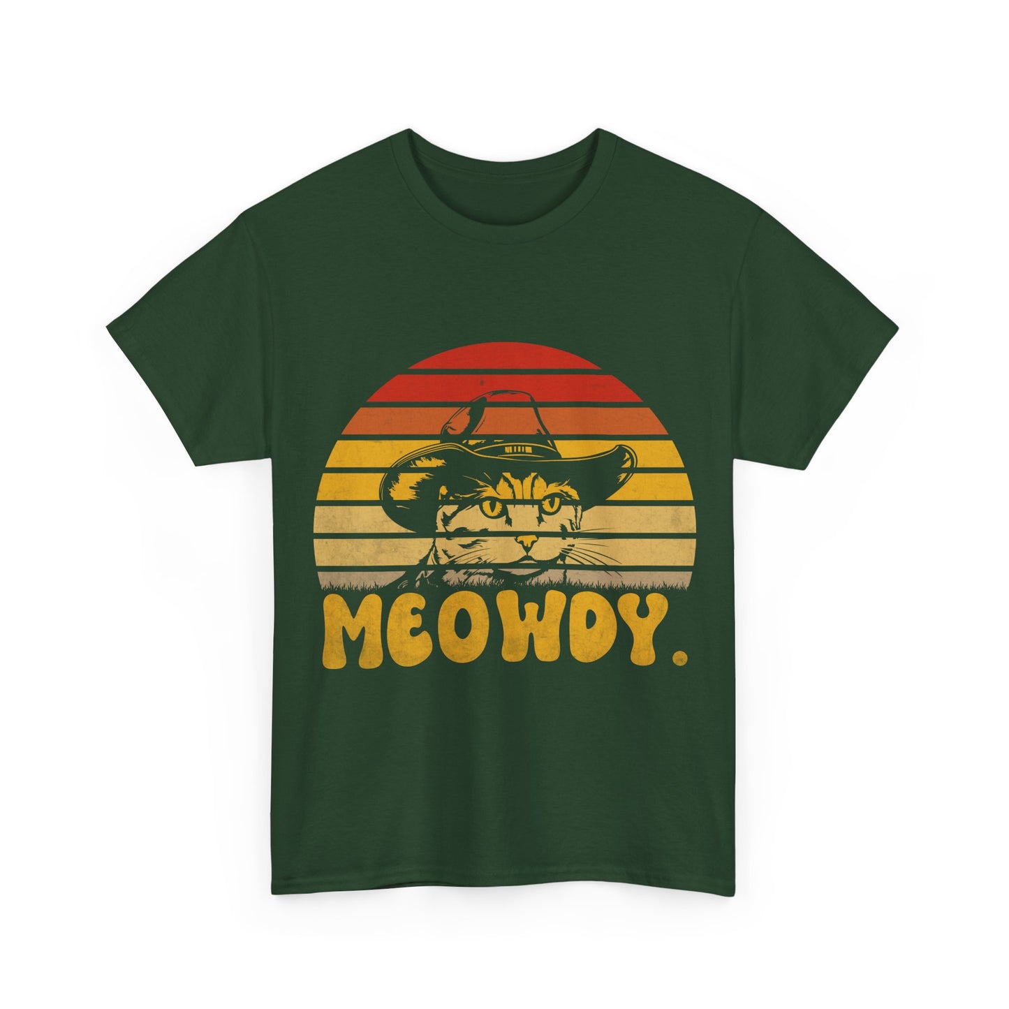 Meowdy T-Shirt - Funny Cowboy Cat Western Tee