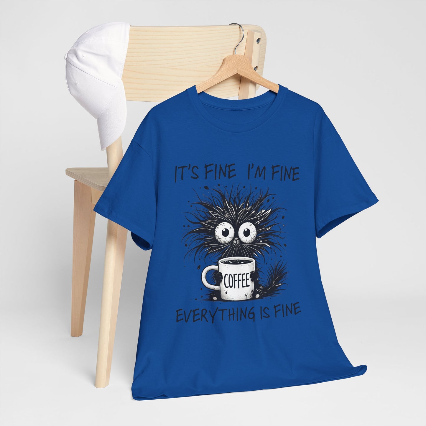 Caffeine Chaos Monster T-Shirt - Funny Coffee Tee