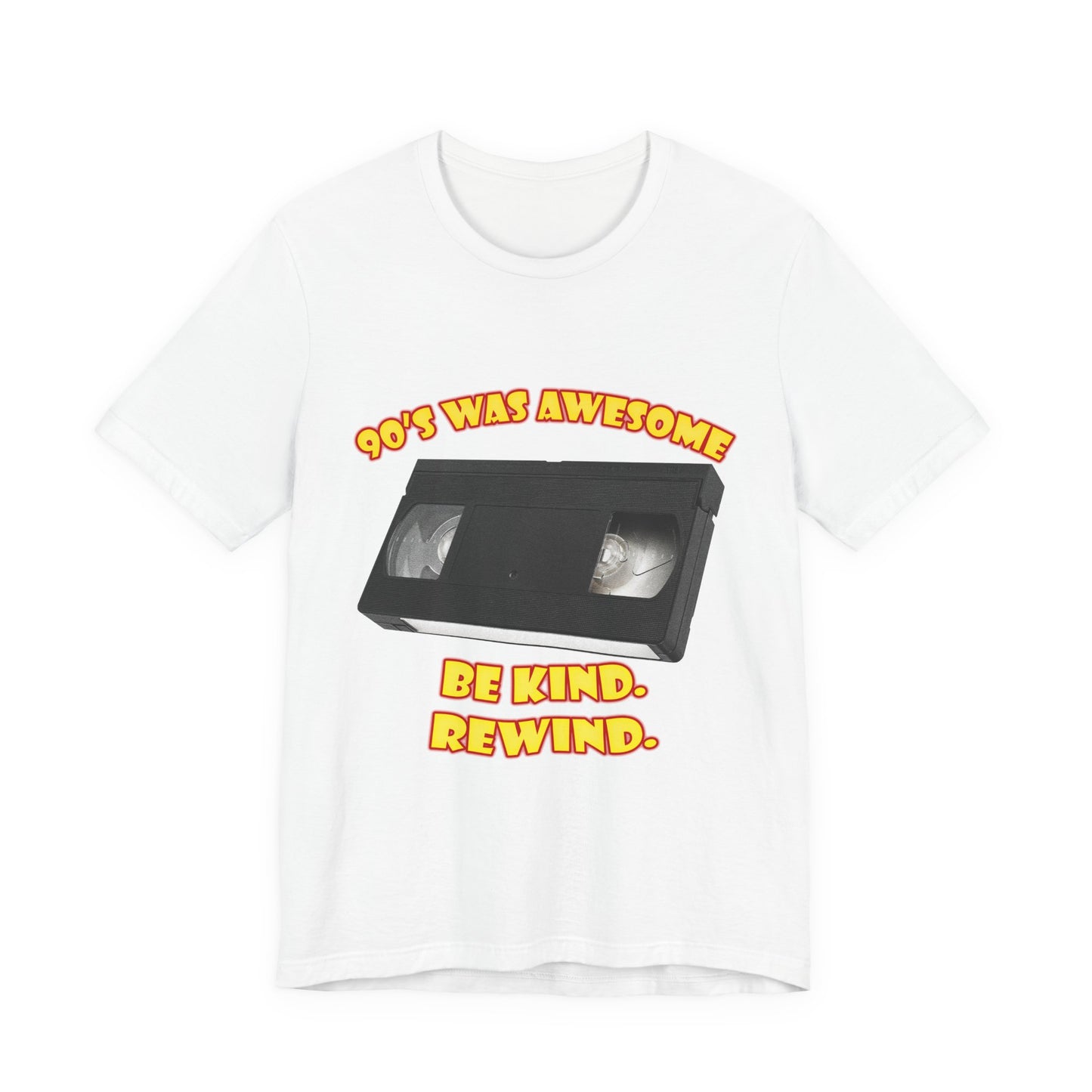Be Kind Rewind T-Shirt - Retro VHS 90s Tee