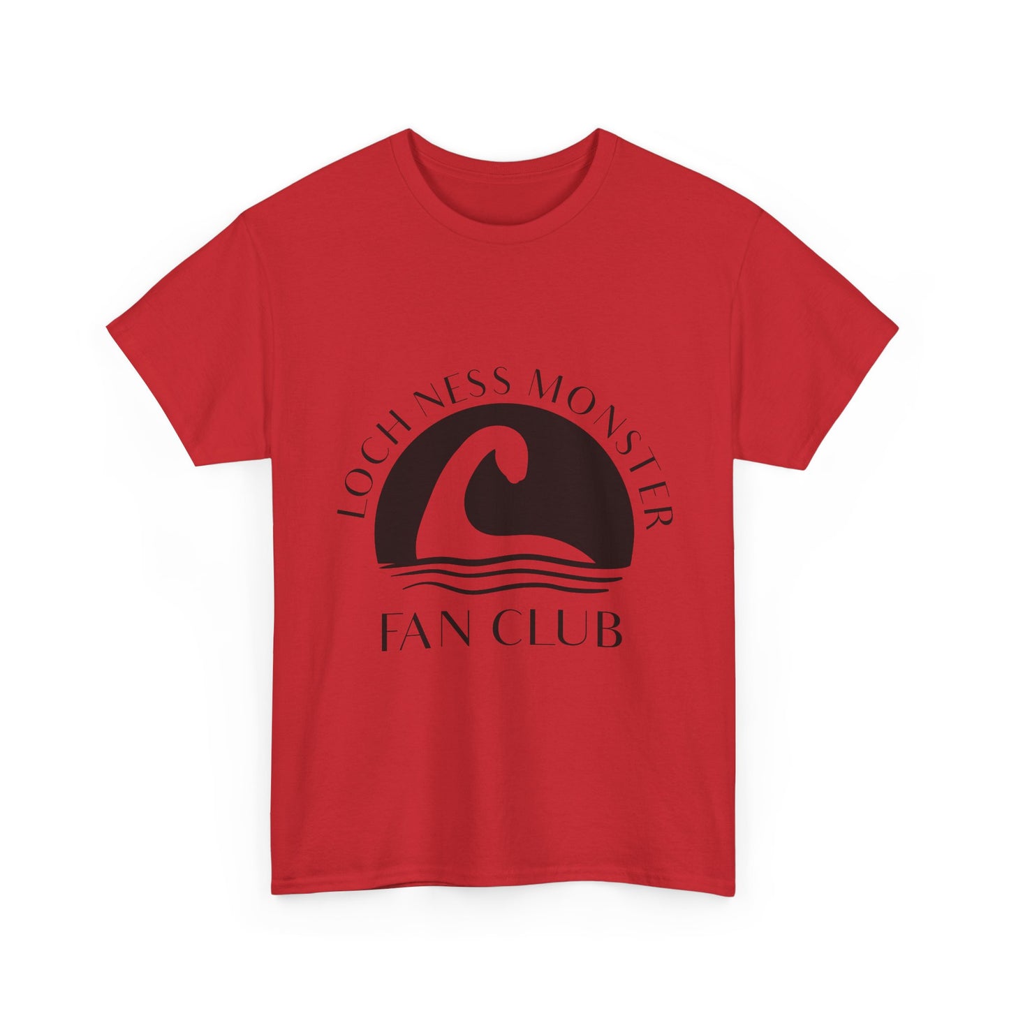 Loch Ness Monster T-Shirt - Minimal Nessie Line Art Scotland Tee