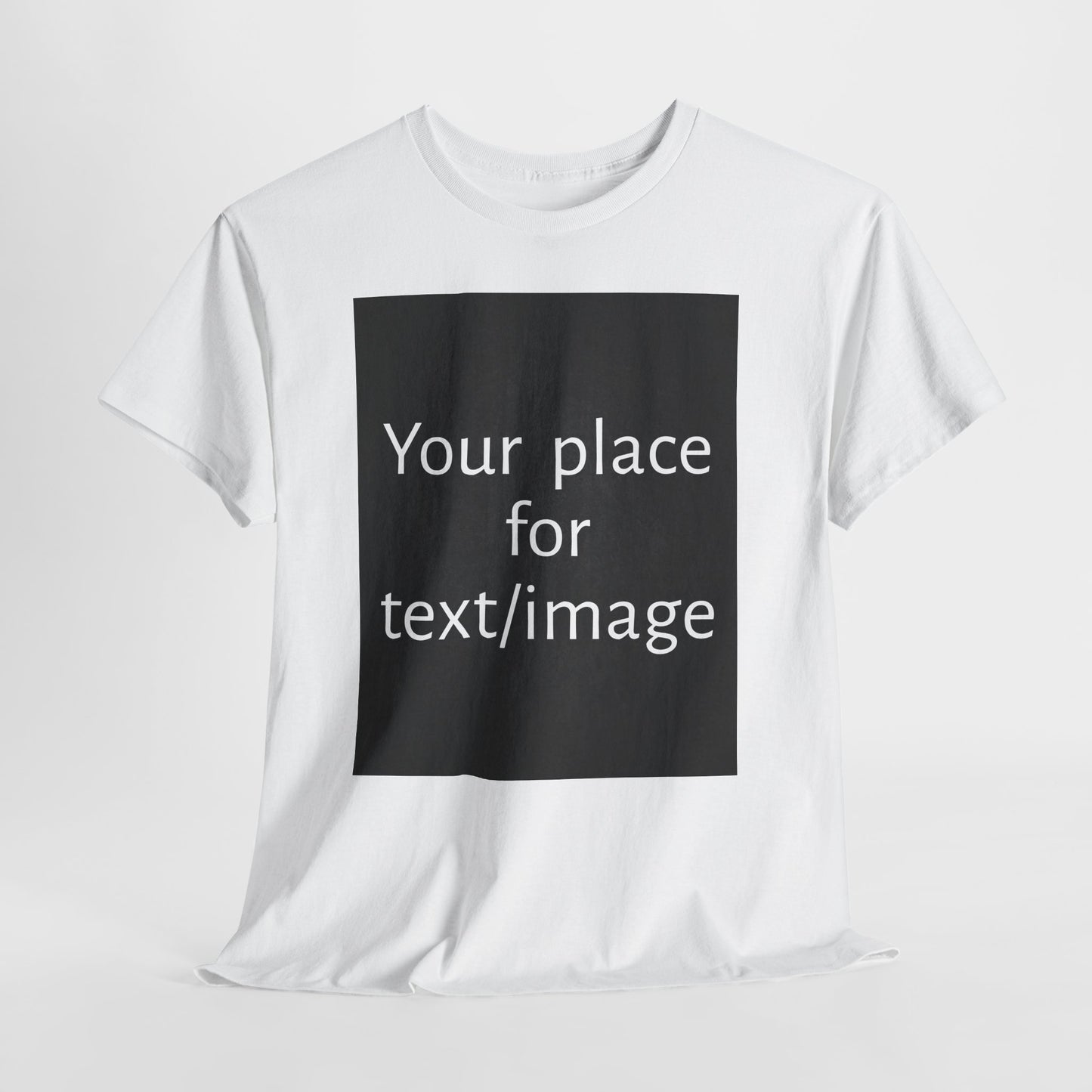 Machen Sie es zu Ihrem – Individuelles T-Shirt mit Vorder- und Rückseite | Personalisiertes T-Shirt für Fotos, Text oder Logos – Ihre Kunst, Ihr T-Shirt