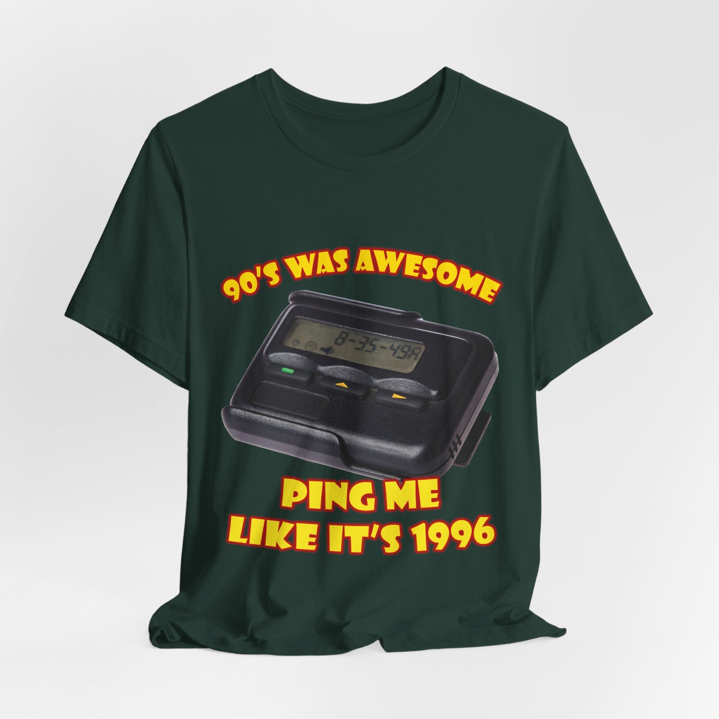 Ping Me Like It's 1996 T-Shirt - Retro Pager Tee