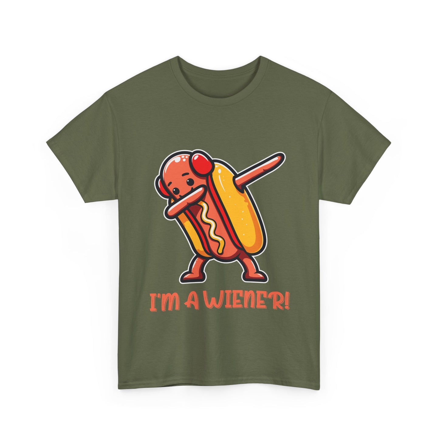 I'm a Wiener Hot Dog T-Shirt - Funny BBQ Pun Kawaii Tee