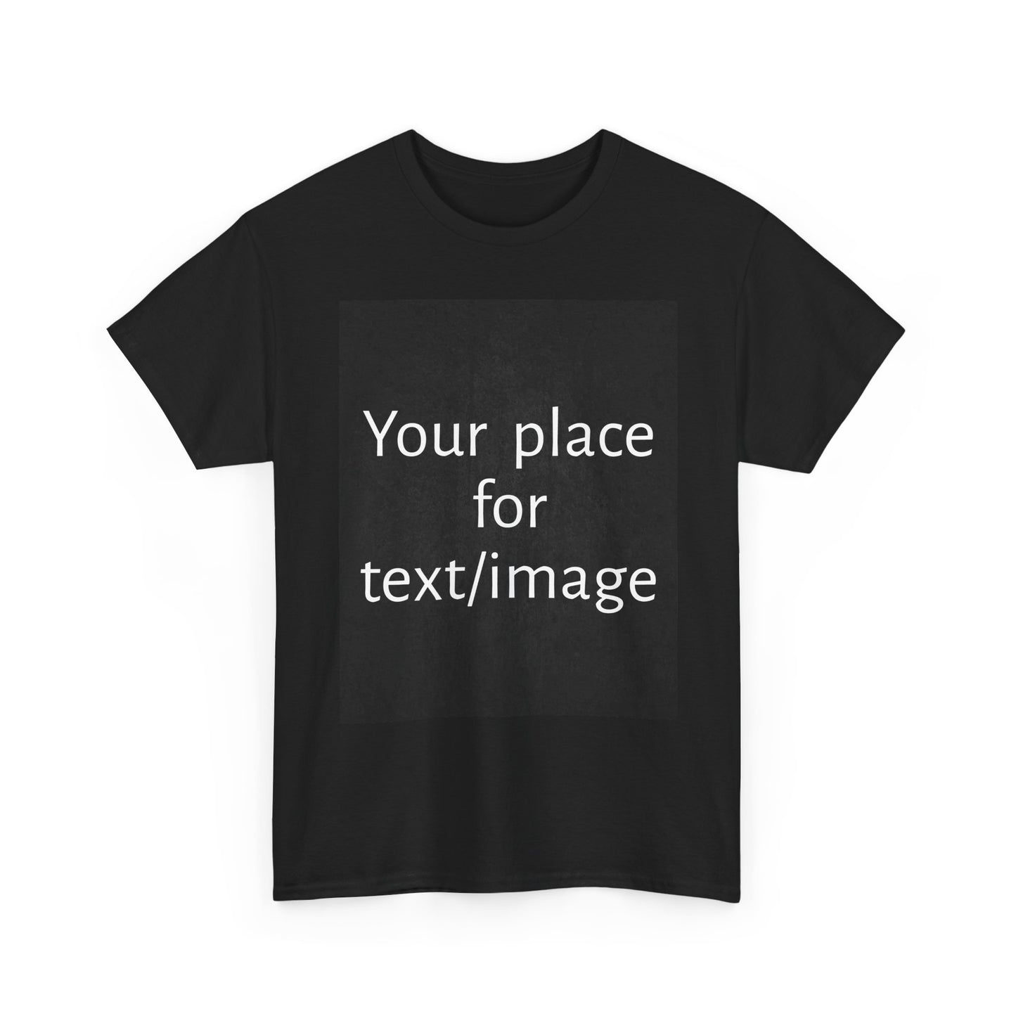 Machen Sie es zu Ihrem – Individuelles T-Shirt mit Vorder- und Rückseite | Personalisiertes T-Shirt für Fotos, Text oder Logos – Ihre Kunst, Ihr T-Shirt