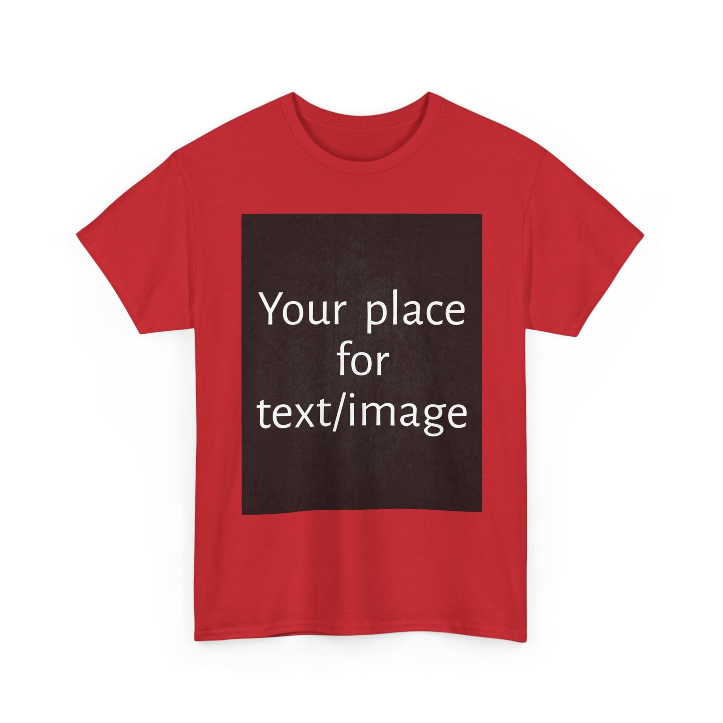 Machen Sie es zu Ihrem – Individuelles T-Shirt mit Vorder- und Rückseite | Personalisiertes T-Shirt für Fotos, Text oder Logos – Ihre Kunst, Ihr T-Shirt