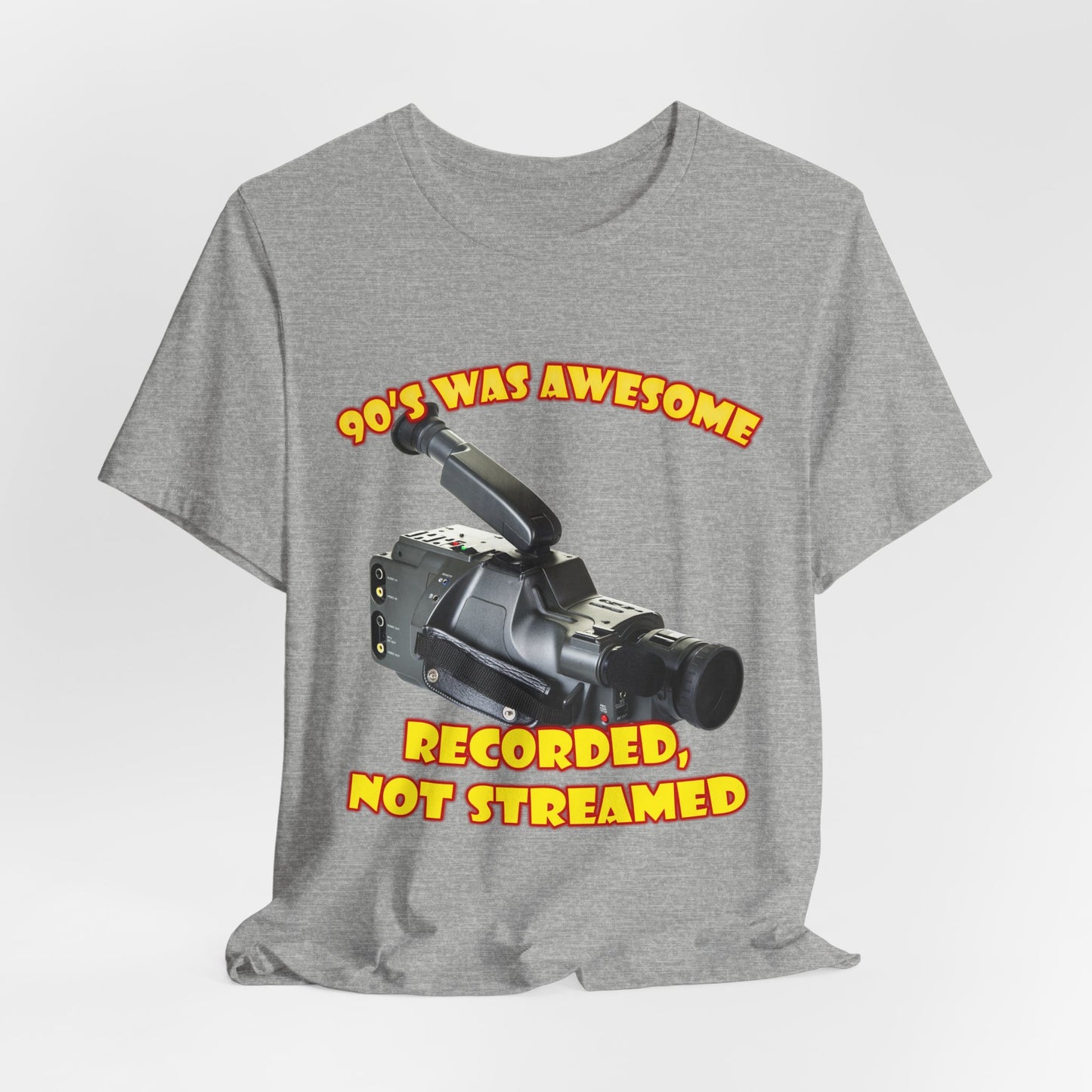 Aufgenommenes, nicht gestreamtes T-Shirt – 90er-Jahre-Camcorder-T-Shirt