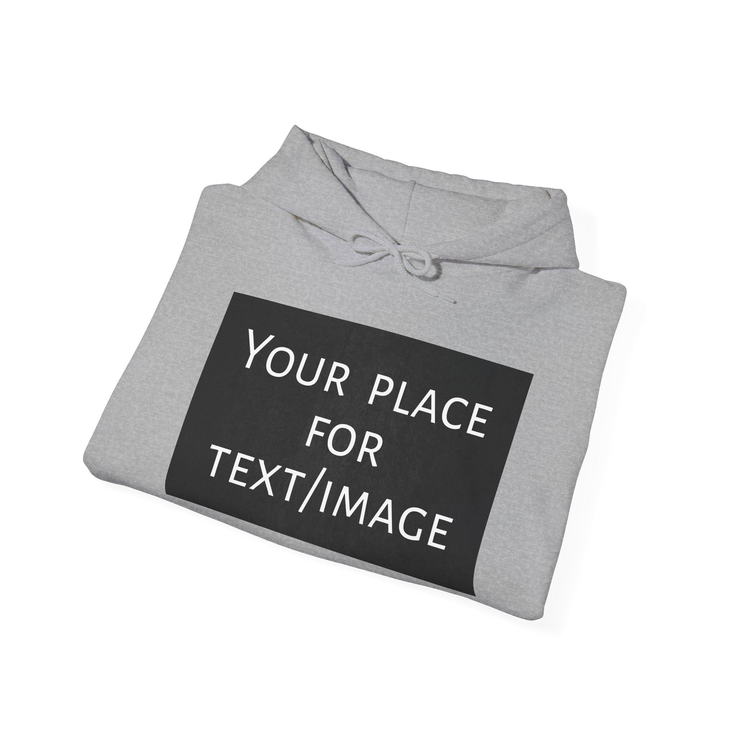 Bluza z kapturem z nadrukiem z przodu i/lub z tyłu – spersonalizowana bluza z tekstem lub obrazem, wyjątkowy prezent, spersonalizowana bluza unisex z kapturem na imprezy, logo i nie tylko