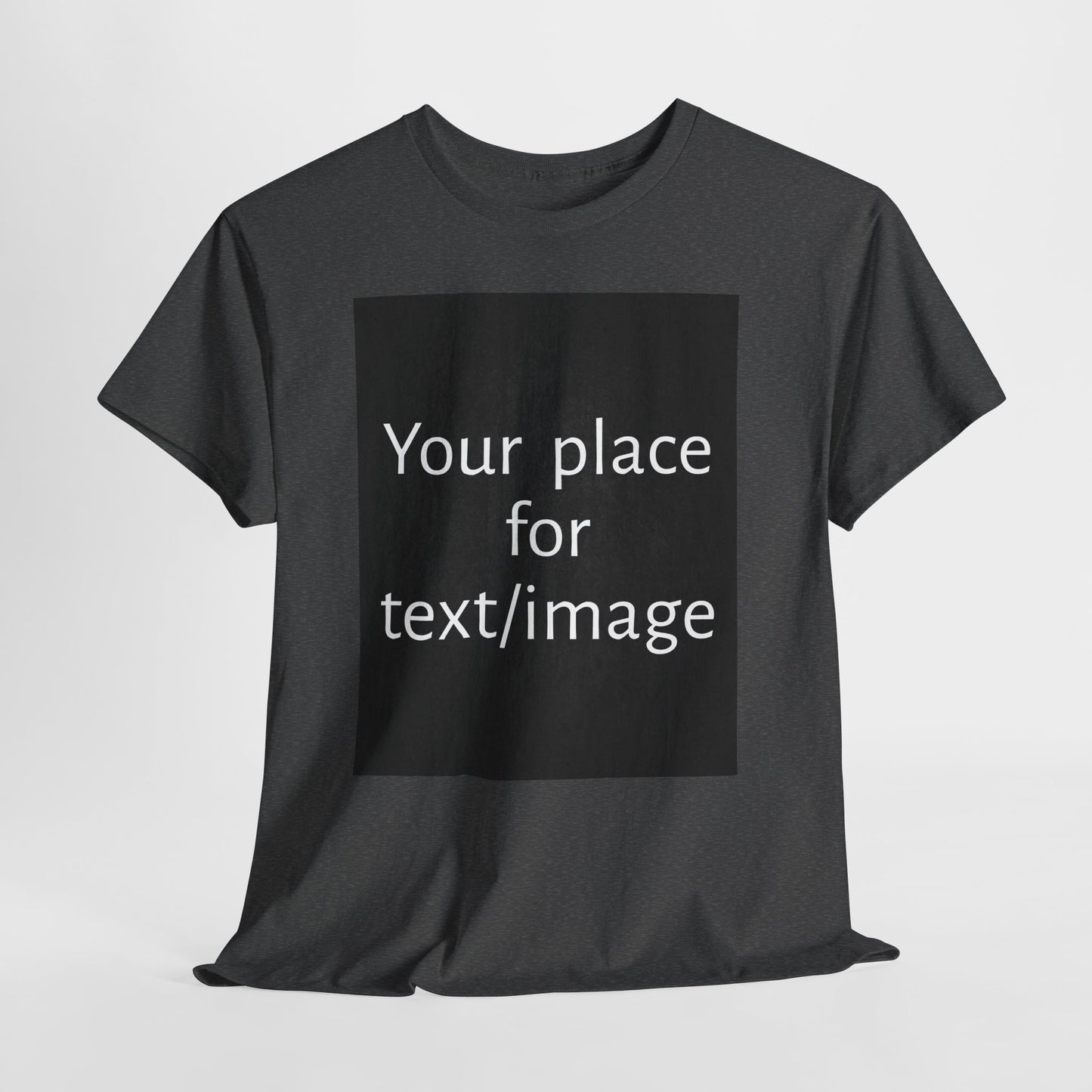 Machen Sie es zu Ihrem – Individuelles T-Shirt mit Vorder- und Rückseite | Personalisiertes T-Shirt für Fotos, Text oder Logos – Ihre Kunst, Ihr T-Shirt