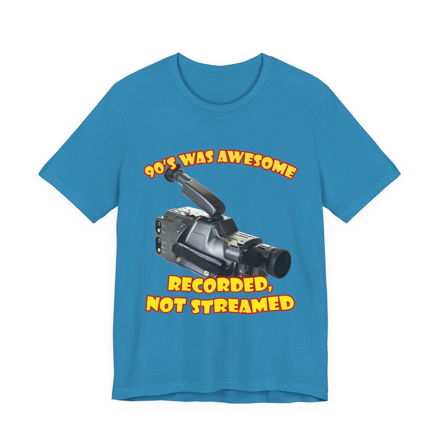 Aufgenommenes, nicht gestreamtes T-Shirt – 90er-Jahre-Camcorder-T-Shirt