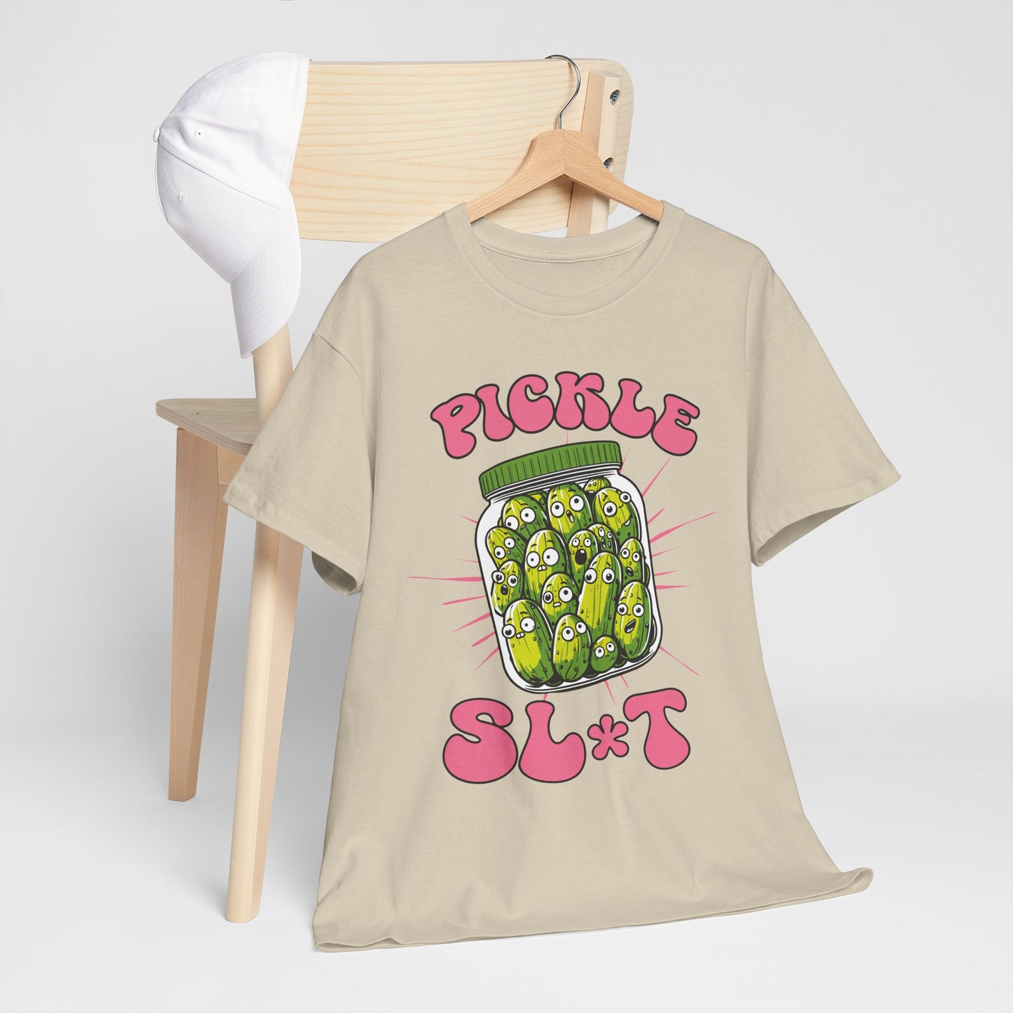 Pickle Lover Funny Shirt - Spicy Pickle Jar Graphic Tee for Women, Sarcastic Adult Humor Gift, Foodie Party T-Shirt