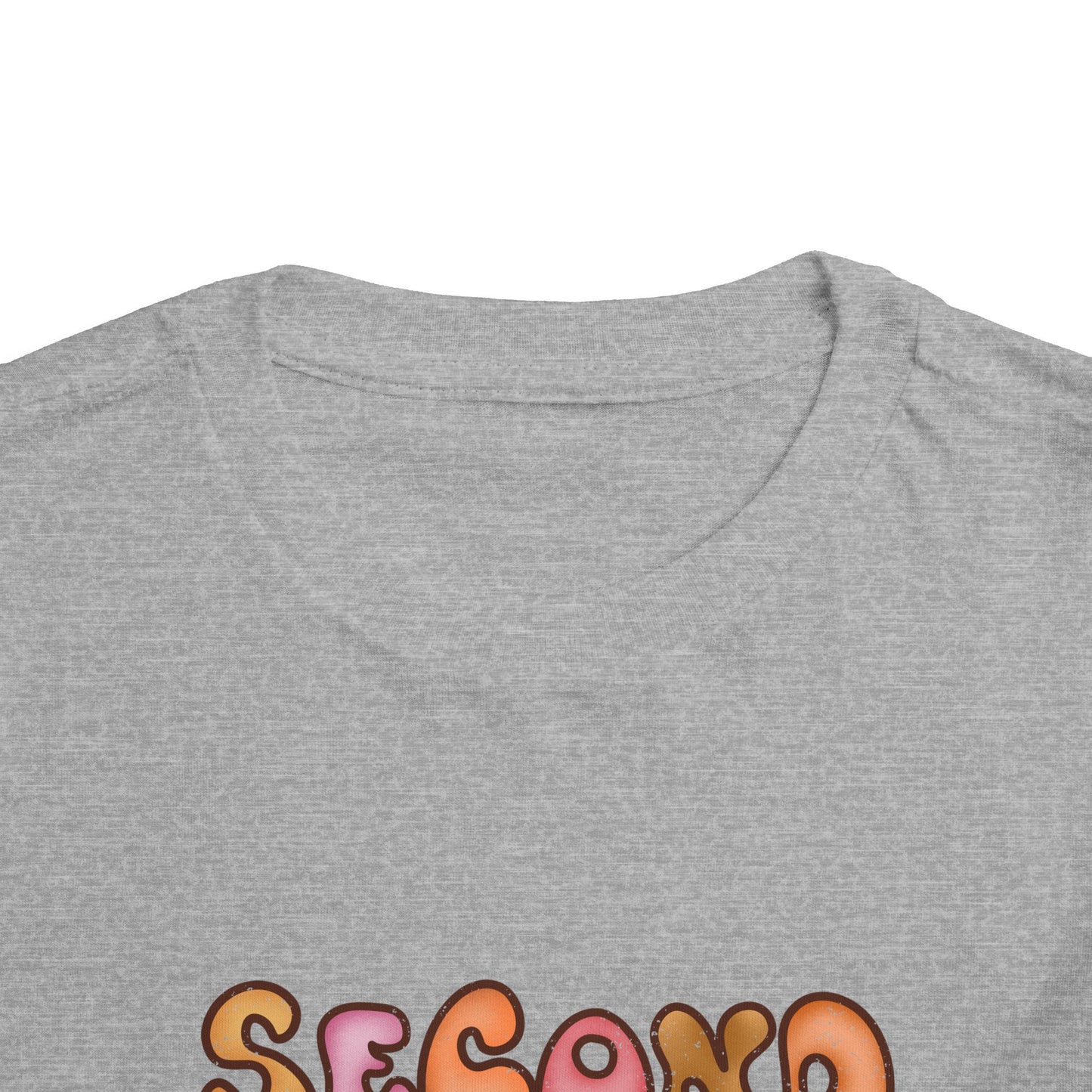 Second Grade Bubble Letters T-Shirt | Cute Retro Kawaii Back to School Kids Tee