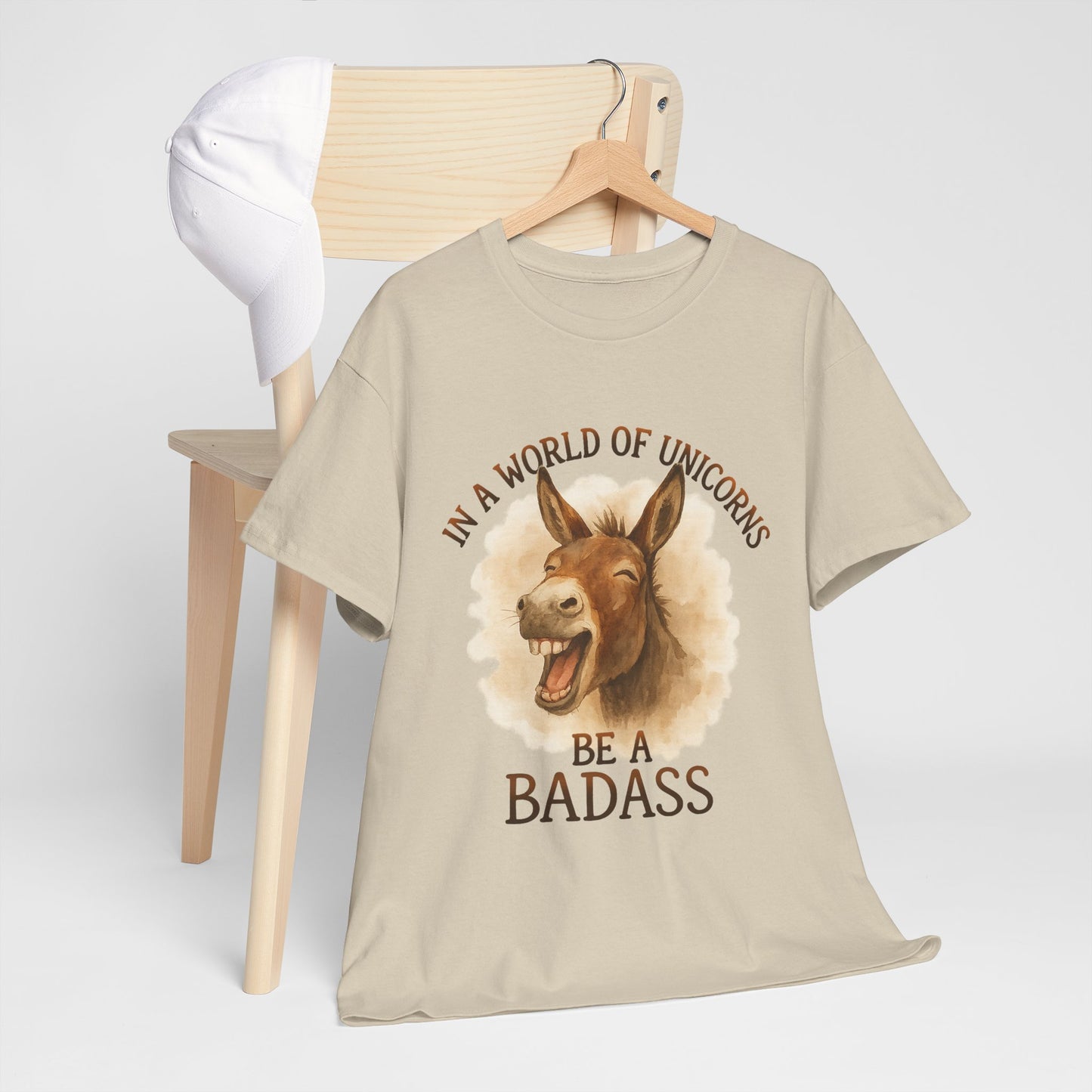 Badass Donkey T-Shirt - In a World of Unicorns