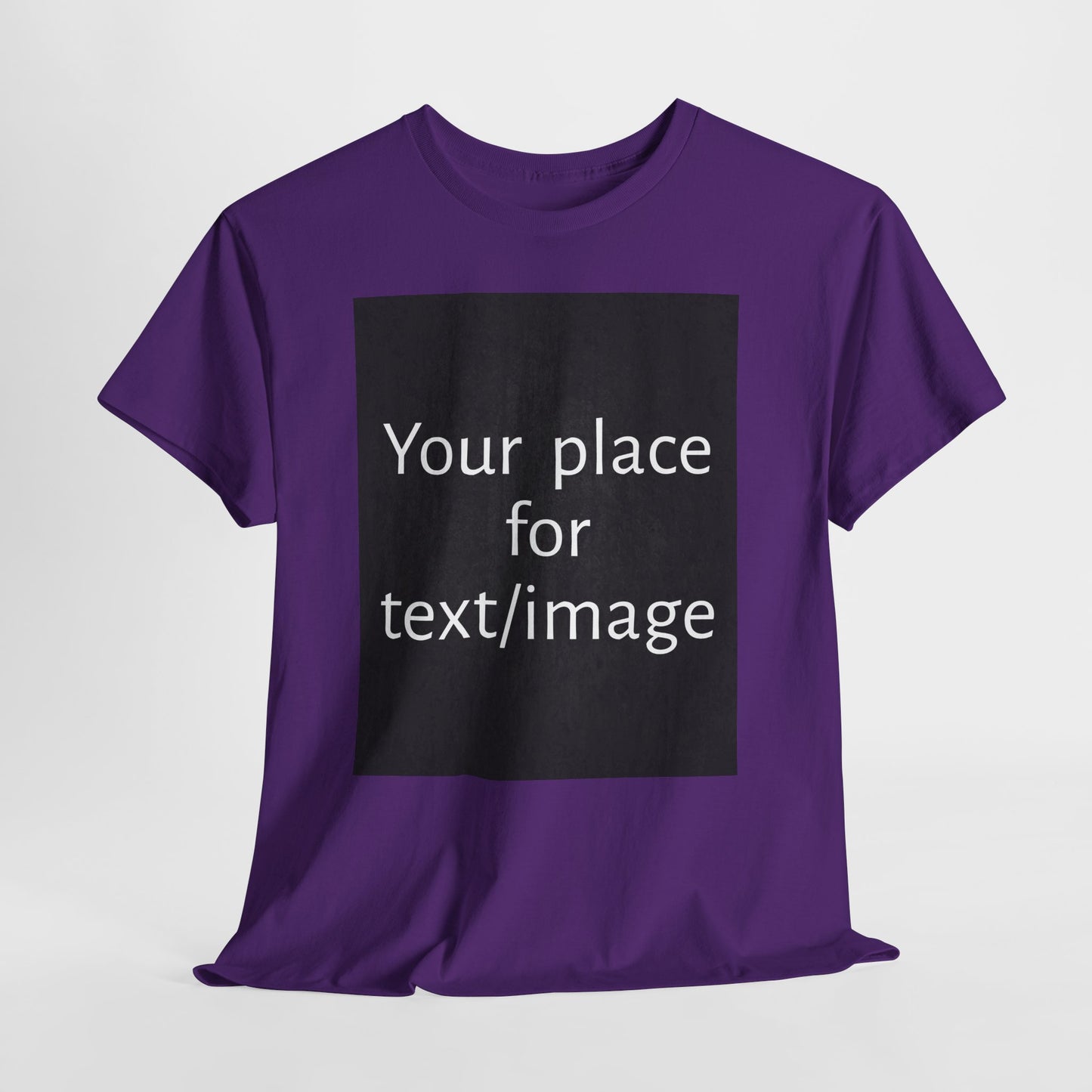 Machen Sie es zu Ihrem – Individuelles T-Shirt mit Vorder- und Rückseite | Personalisiertes T-Shirt für Fotos, Text oder Logos – Ihre Kunst, Ihr T-Shirt