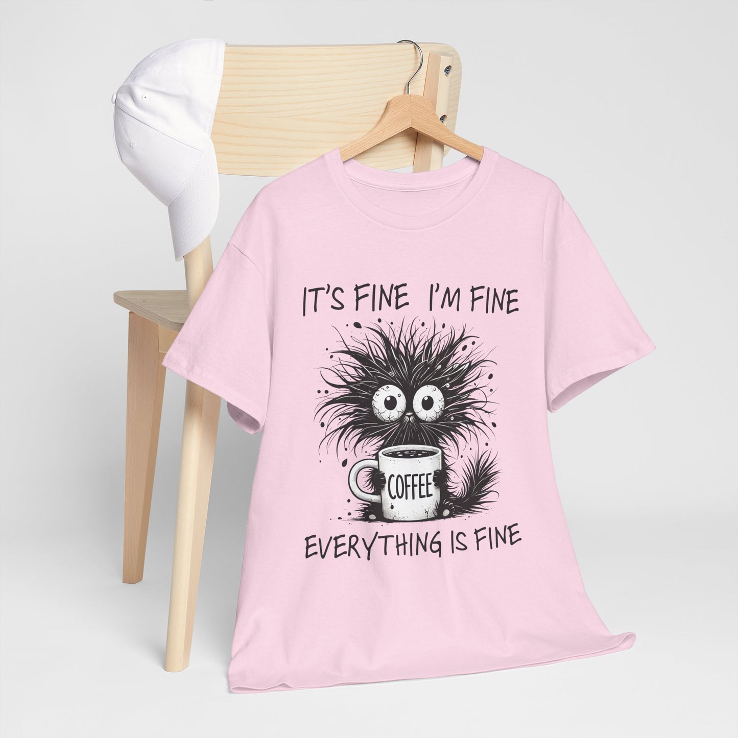 Caffeine Chaos Monster T-Shirt - Funny Coffee Tee