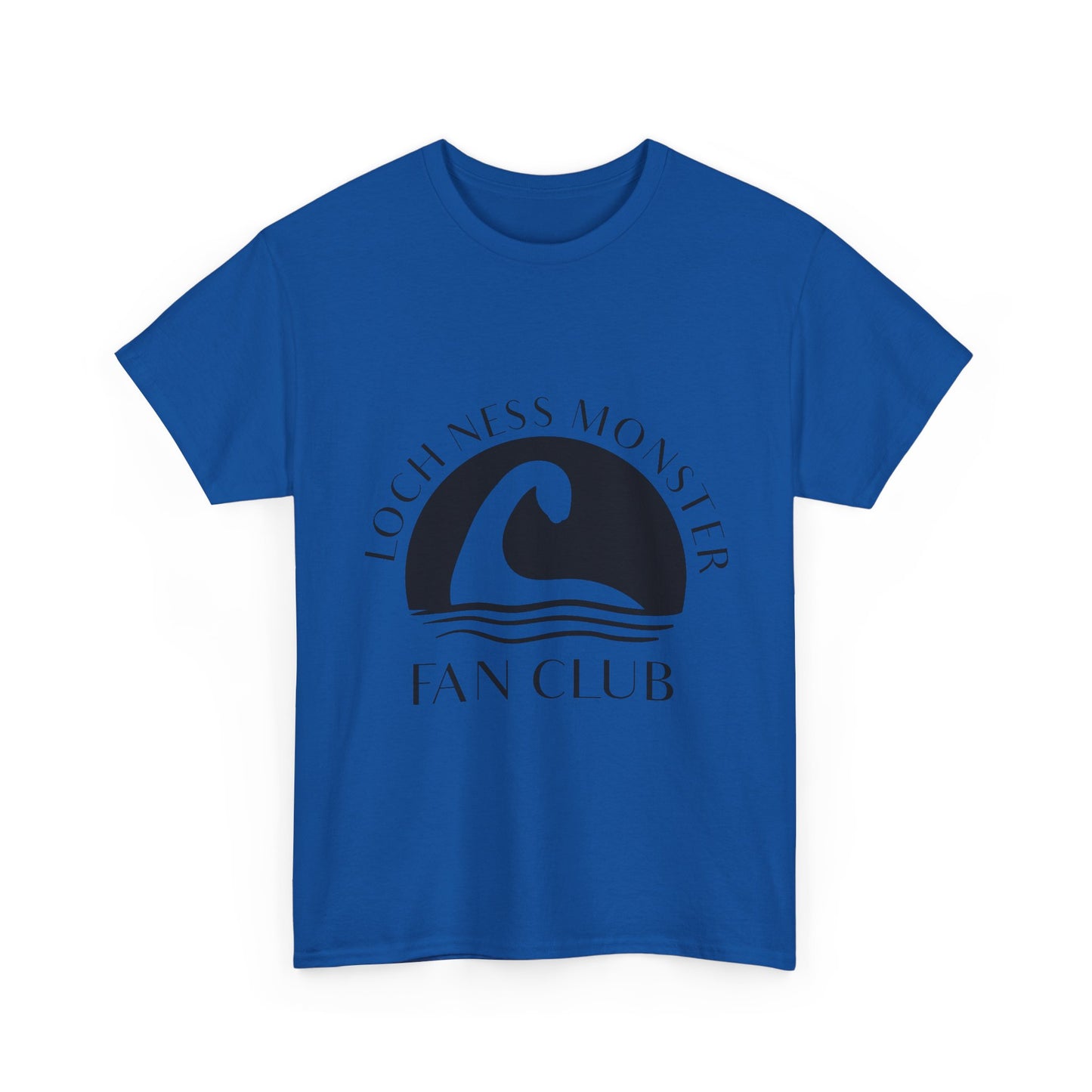 Loch Ness Monster T-Shirt - Minimal Nessie Line Art Scotland Tee