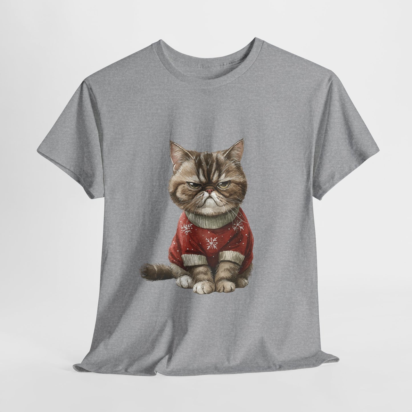 Grumpy Christmas Cat T-Shirt