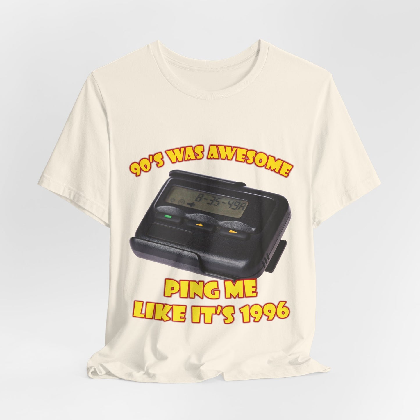 Ping Me Like It's 1996 T-Shirt - Retro Pager Tee