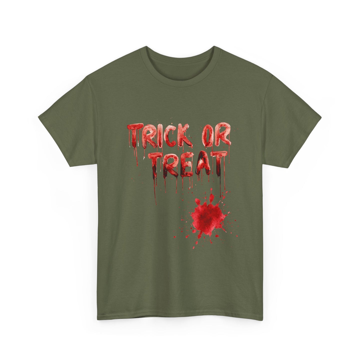 Trick or Treat Blood T-Shirt - Dripping Horror Halloween Tee