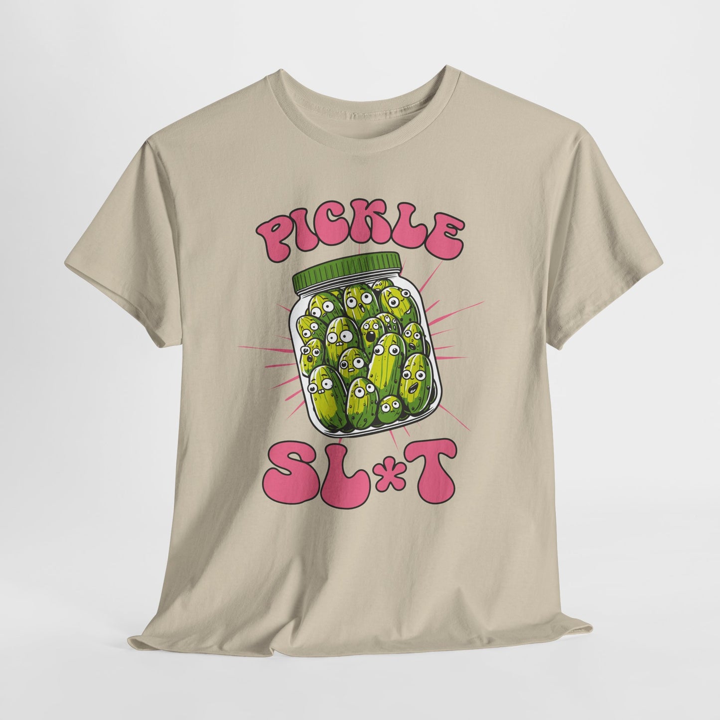 Pickle Lover Funny Shirt - Spicy Pickle Jar Graphic Tee for Women, Sarcastic Adult Humor Gift, Foodie Party T-Shirt