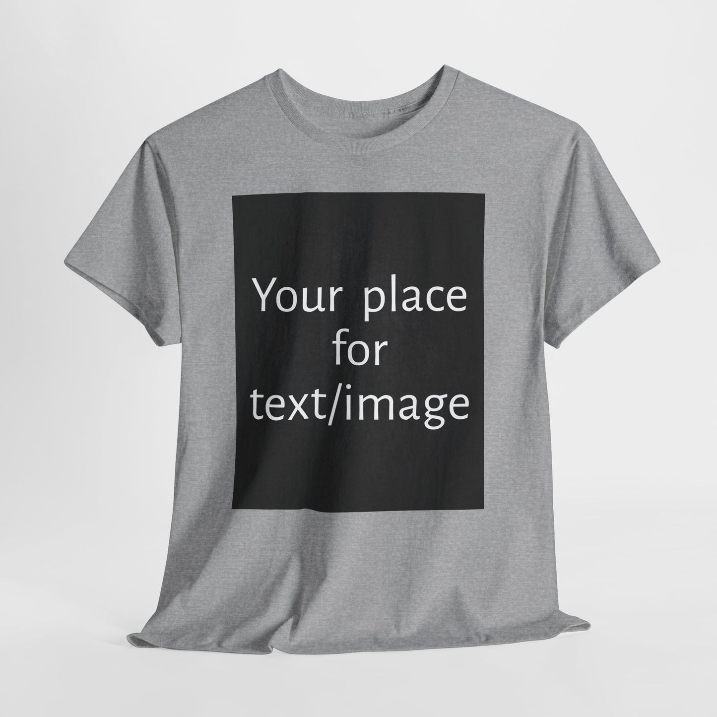 Machen Sie es zu Ihrem – Individuelles T-Shirt mit Vorder- und Rückseite | Personalisiertes T-Shirt für Fotos, Text oder Logos – Ihre Kunst, Ihr T-Shirt