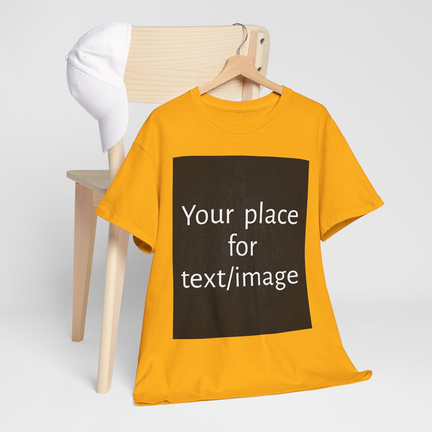 Machen Sie es zu Ihrem – Individuelles T-Shirt mit Vorder- und Rückseite | Personalisiertes T-Shirt für Fotos, Text oder Logos – Ihre Kunst, Ihr T-Shirt