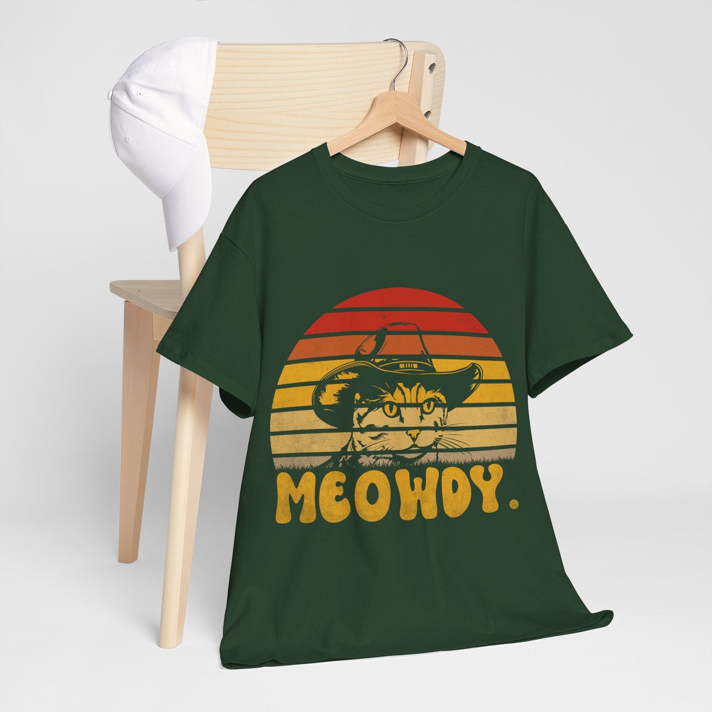 Meowdy T-Shirt - Funny Cowboy Cat Western Tee