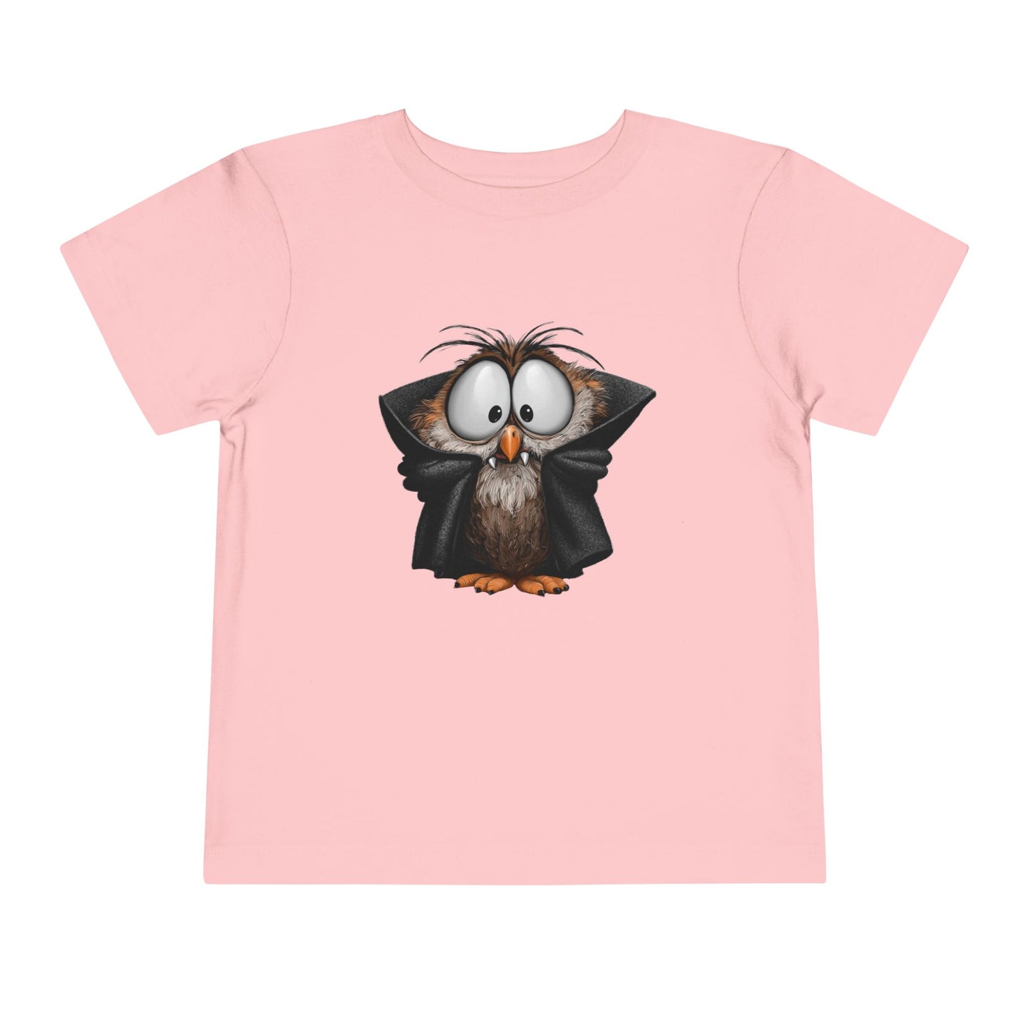 Vampire Owl Kids T-Shirt - Cute Big Eyes Toddler Halloween Tee