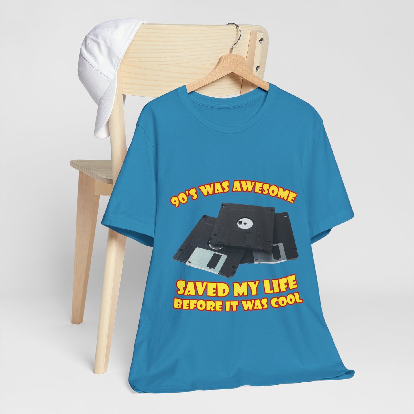 T-Shirt „Rettete mein Leben, bevor es cool war“ – Retro-Diskette